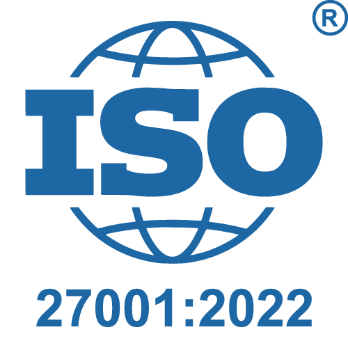 Vsecure Networks ISO 27001:2022 certifies logo